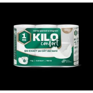 Hartie igienica KILO 4 str, 6buc/set,6set/bax