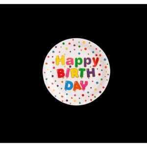 Farfurii carton Happy Bday