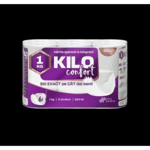 Hartie igienica KILO 5 str, 6buc/set,6set/bax