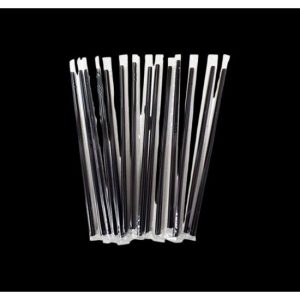 Paie JUMBO NEGRE ambalate individual, 500buc/set, 10set/bax